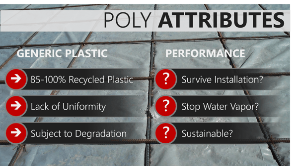 Common-poly-vapor-barrier-attributes