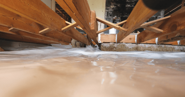 Crawl Space Barrier: Radon Supplies