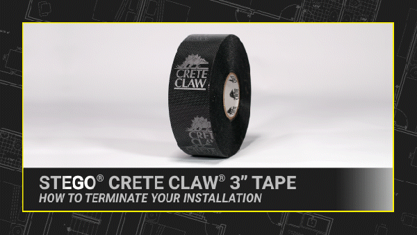 Stego-Crete-Claw-3-Tape-How-To-Terminate-Your-Installation
